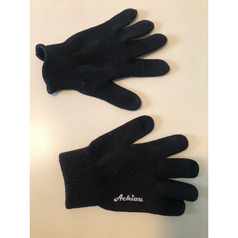 Achiou Winter Gloves Hand Warming Fleece Gloves - Black -‎ Pre-Owned, med/Lg